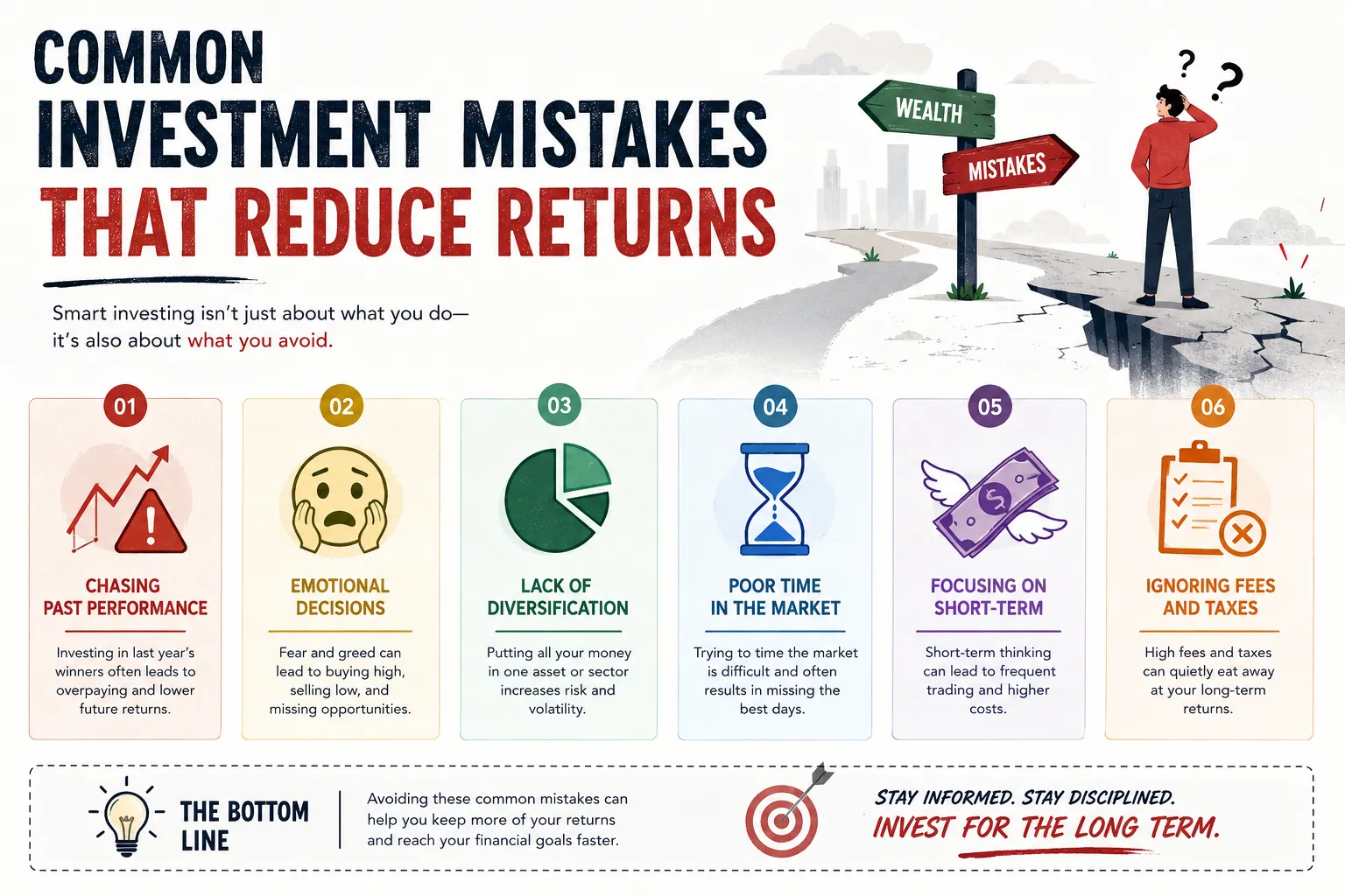 Common Investment Mistakes That Reduce Returns